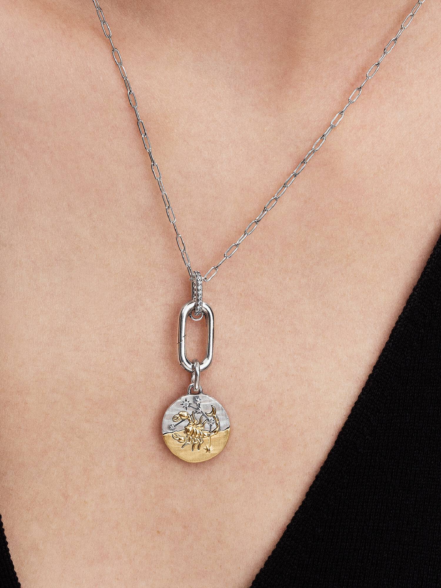 Akrep Burcu Madalyon Charm