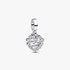 Işıltılı Kalp Çift Sallantılı Charm Işıltılı Kalp Çift Sallantılı Charm