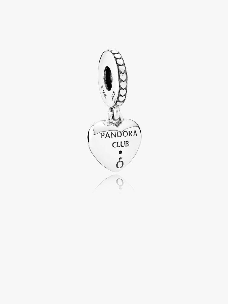 PANDORA 2017 Kulüp Charm, 0.01ct TW h/vs diamond