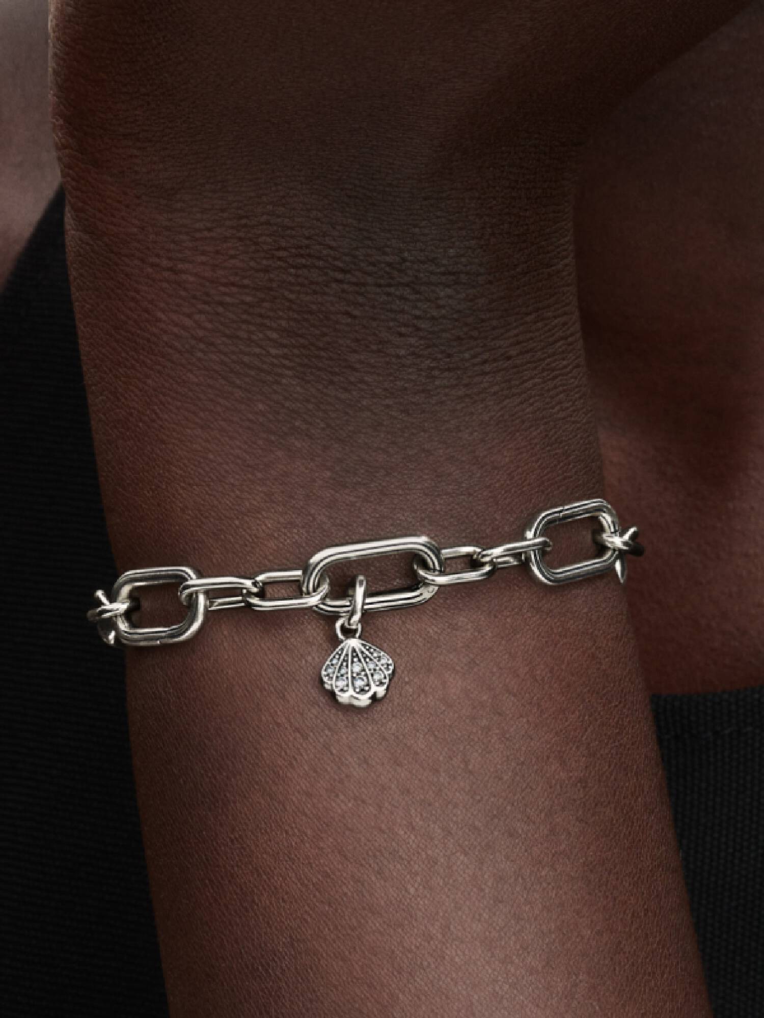 Işıltılı Deniz Kabuğu Mini Sallantılı Charm