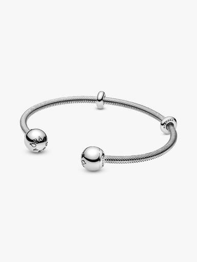 Pandora Moments Yılan Zincirli Açık Bilezik