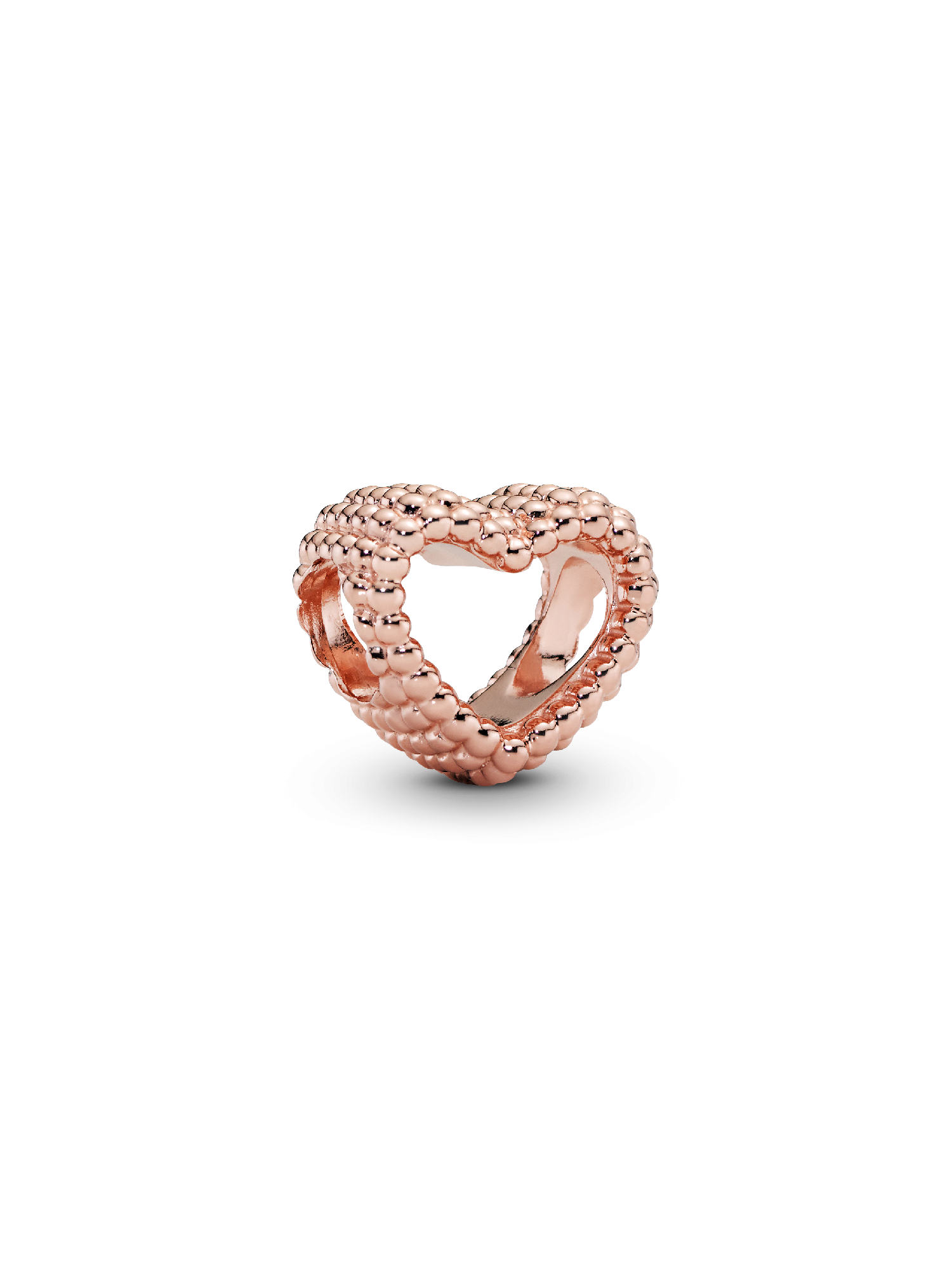 Boncuklu Açık Kalpli Charm