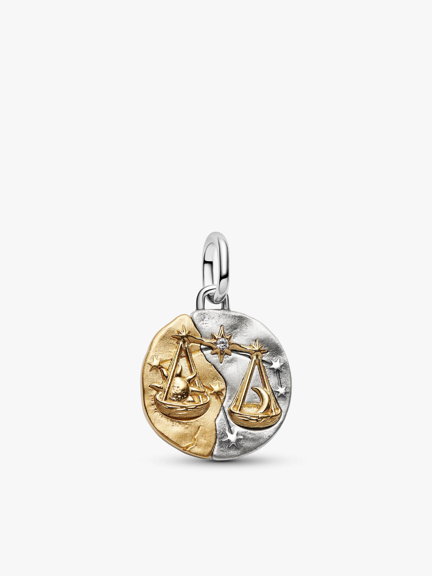 Terazi Burcu Madalyon Charm