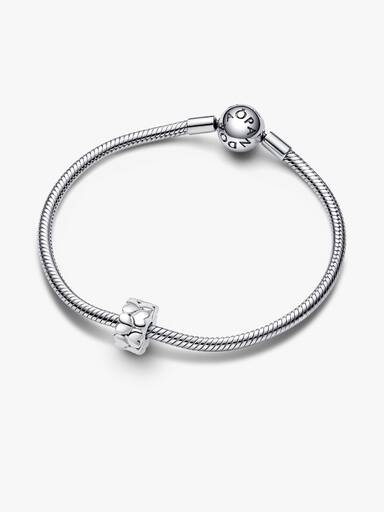 Kalp Desenli Klips Charm