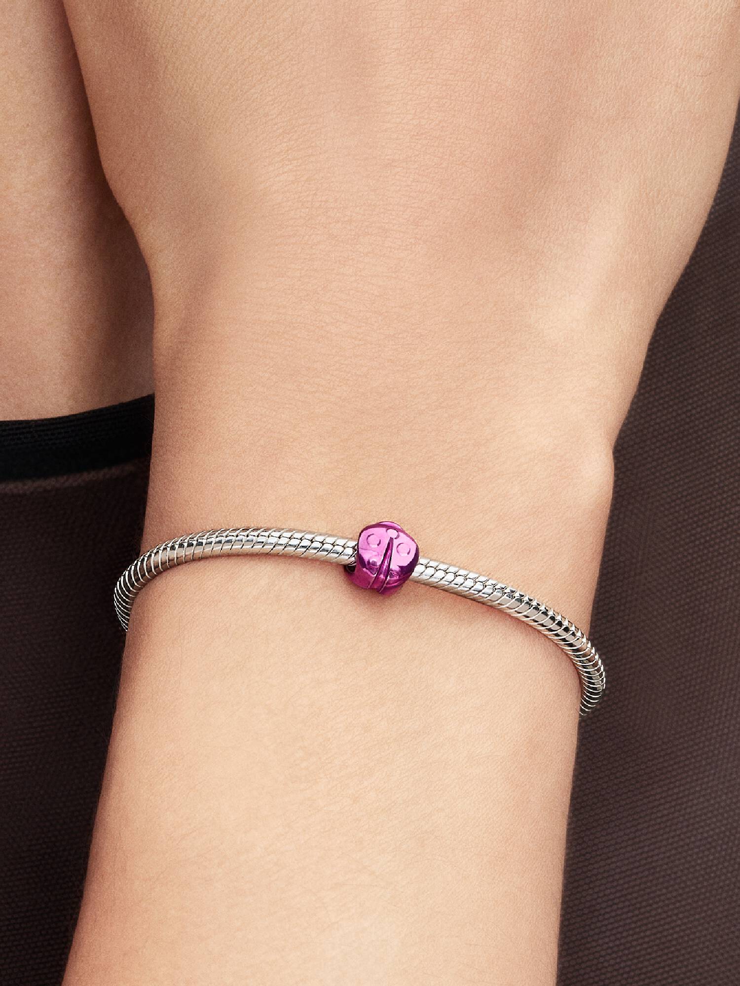 Pembe Uğur Böceği Mini Charm