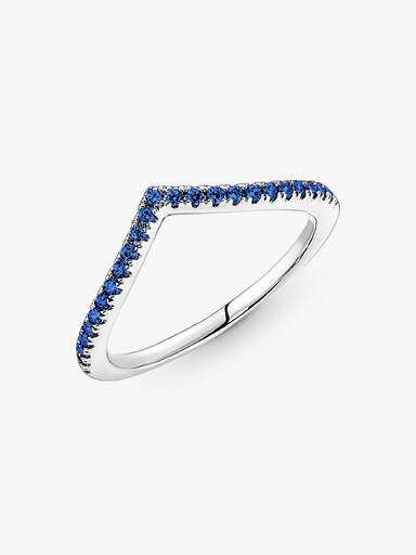 Pandora Timeless Işıltılı Mavi Dilek Yüzüğü
