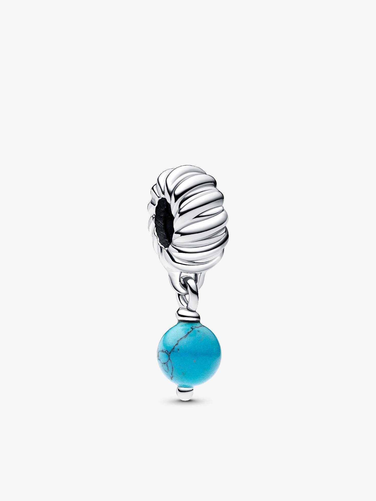 Turkuaz Renkli Sallantılı Charm