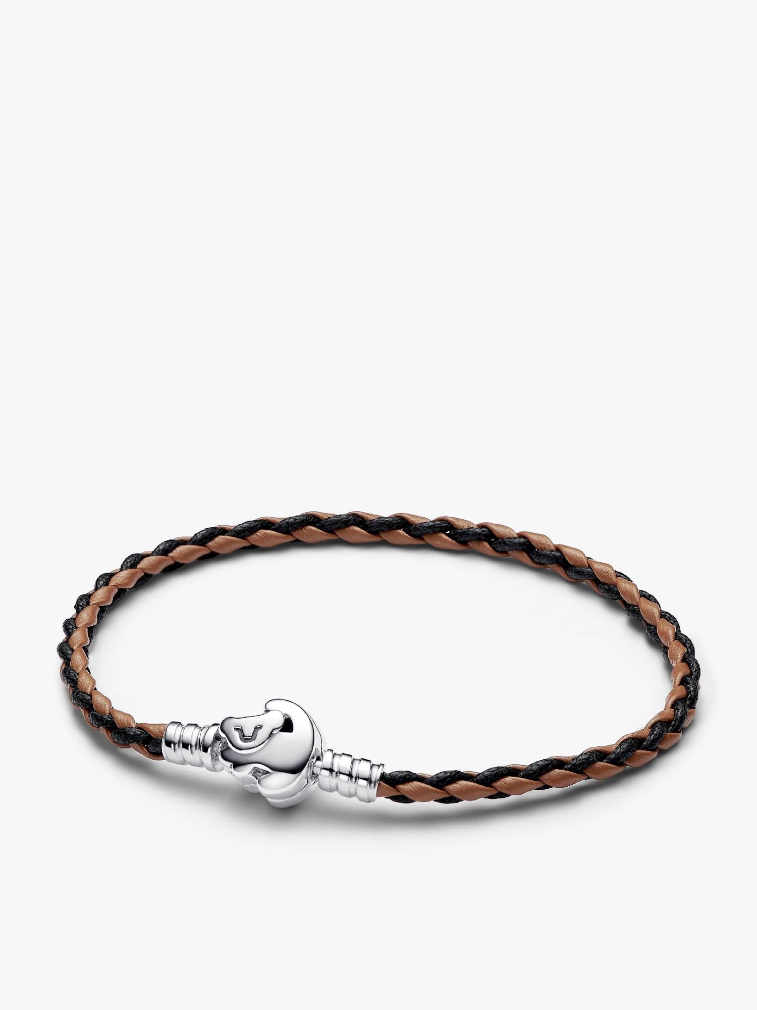 Disney Lion King Klipsli Pandora Moments Örgülü Deri Bileklik