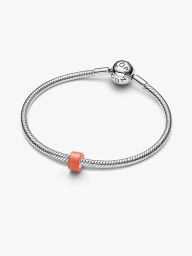 Turuncu Murano Camı Mini Charm