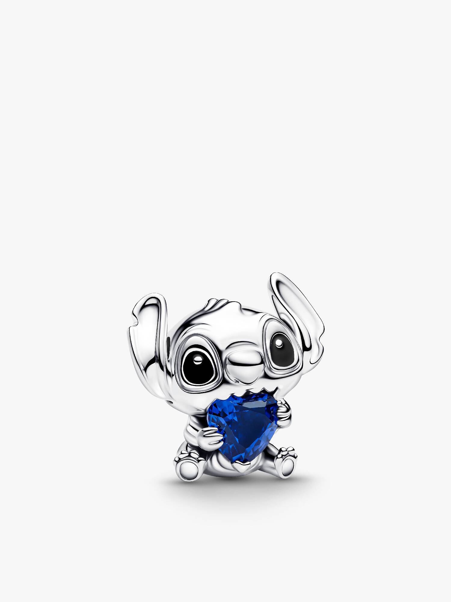 Disney Stitch Mavi Kalp Charm