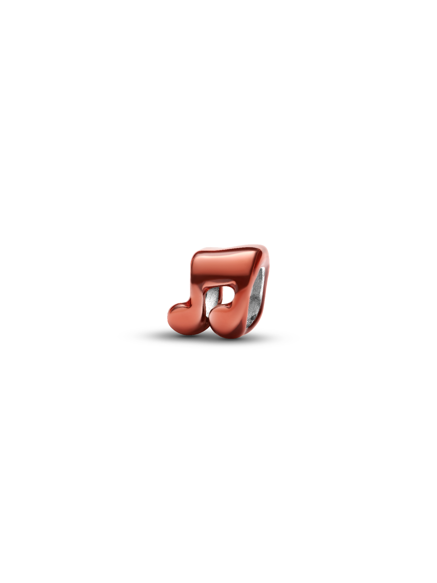 Turuncu Müzik Notası Mini Charm