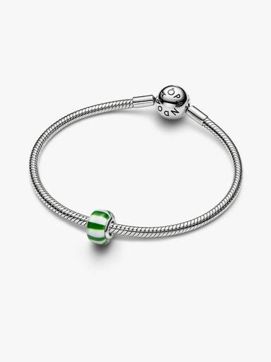 Yeşil Nane Şekeri Murano Camı Charm