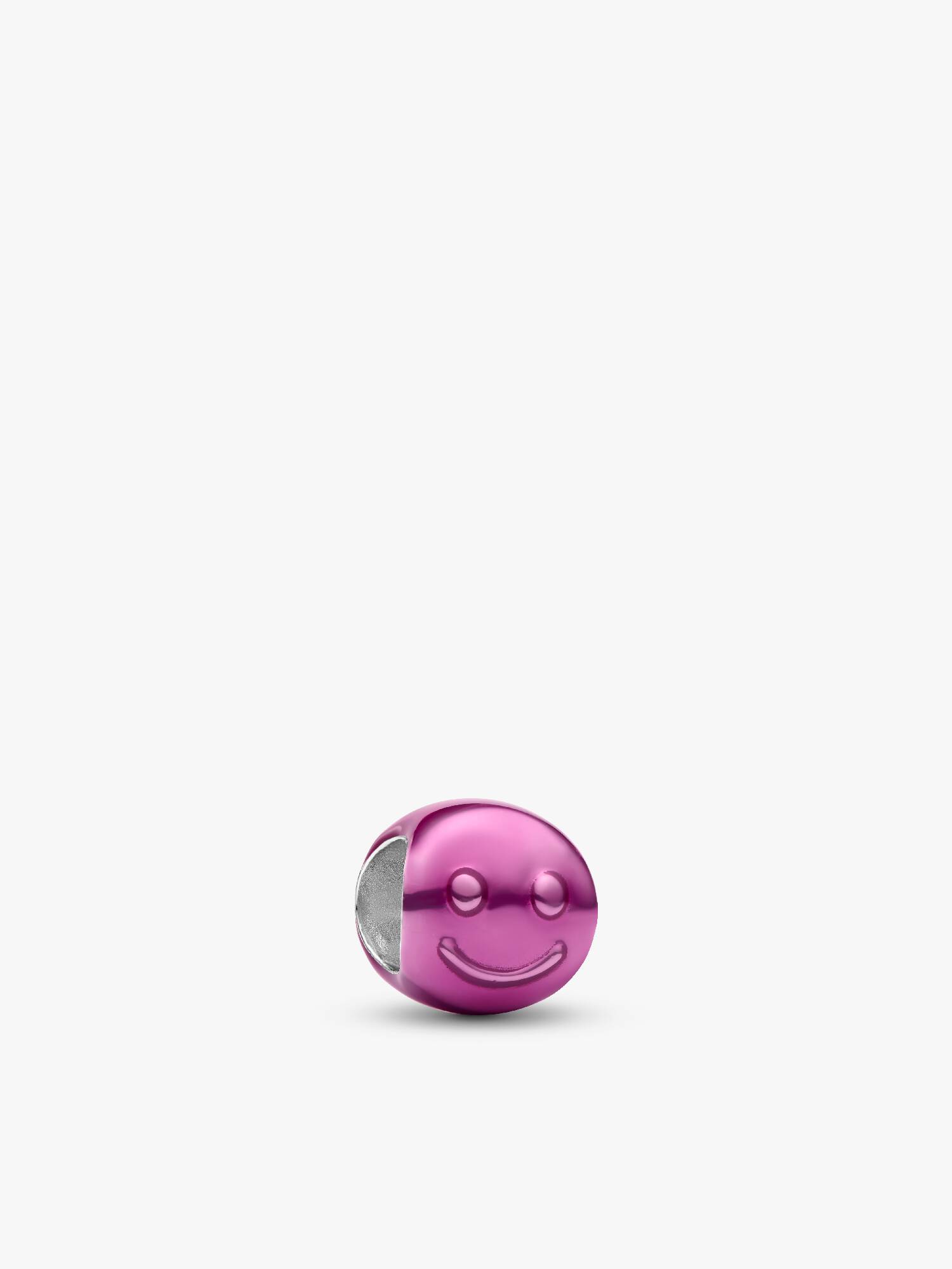 Pembe Gülen Yüz Mini Charm