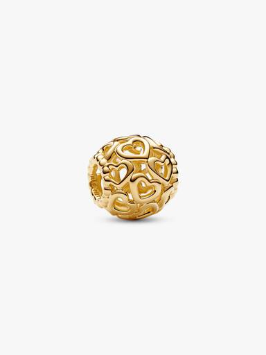 Kafes İşi Kalp Charm