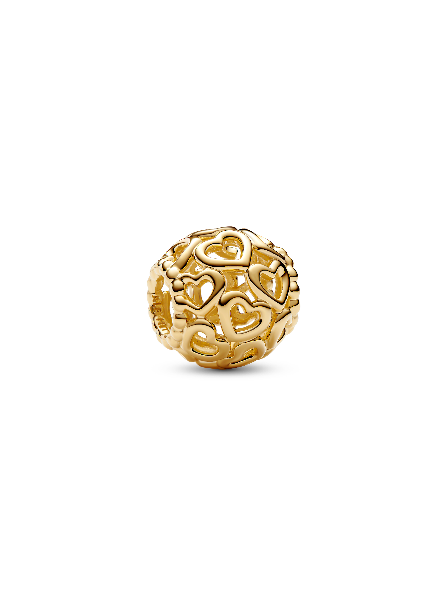 Kafes İşi Kalp Charm