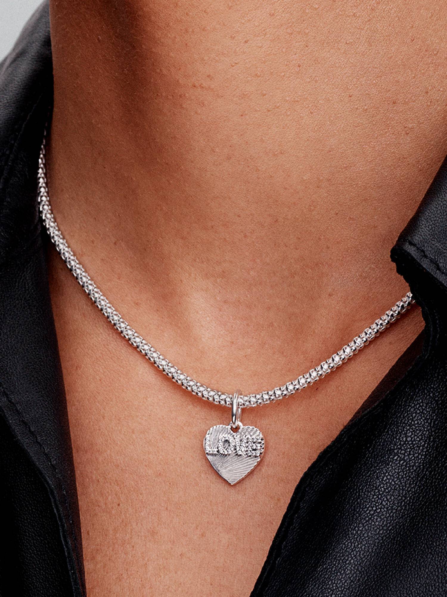 İşleme Yapılabilir Kalp Etiket Sallantılı Charm