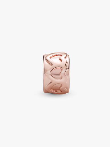 Kalp Şeridi Klips Charm