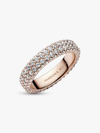 Pandora Timeless Çift Sıralı Pavé Yüzük