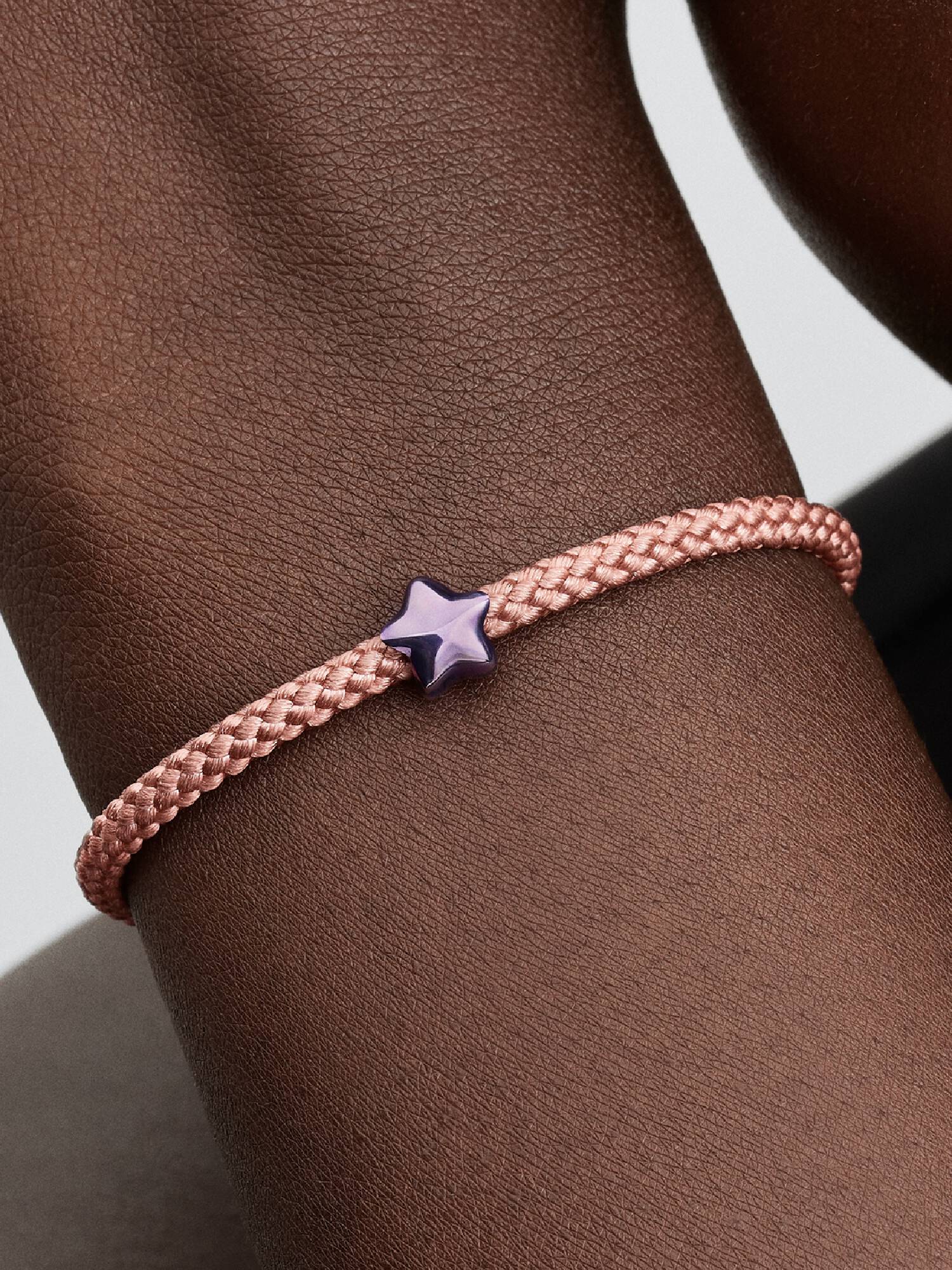 Mor Yıldız Mini Charm