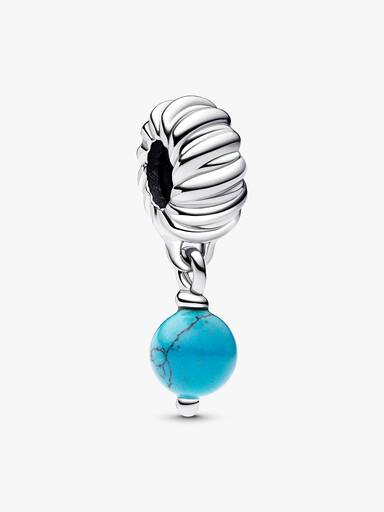 Turkuaz Renkli Sallantılı Charm