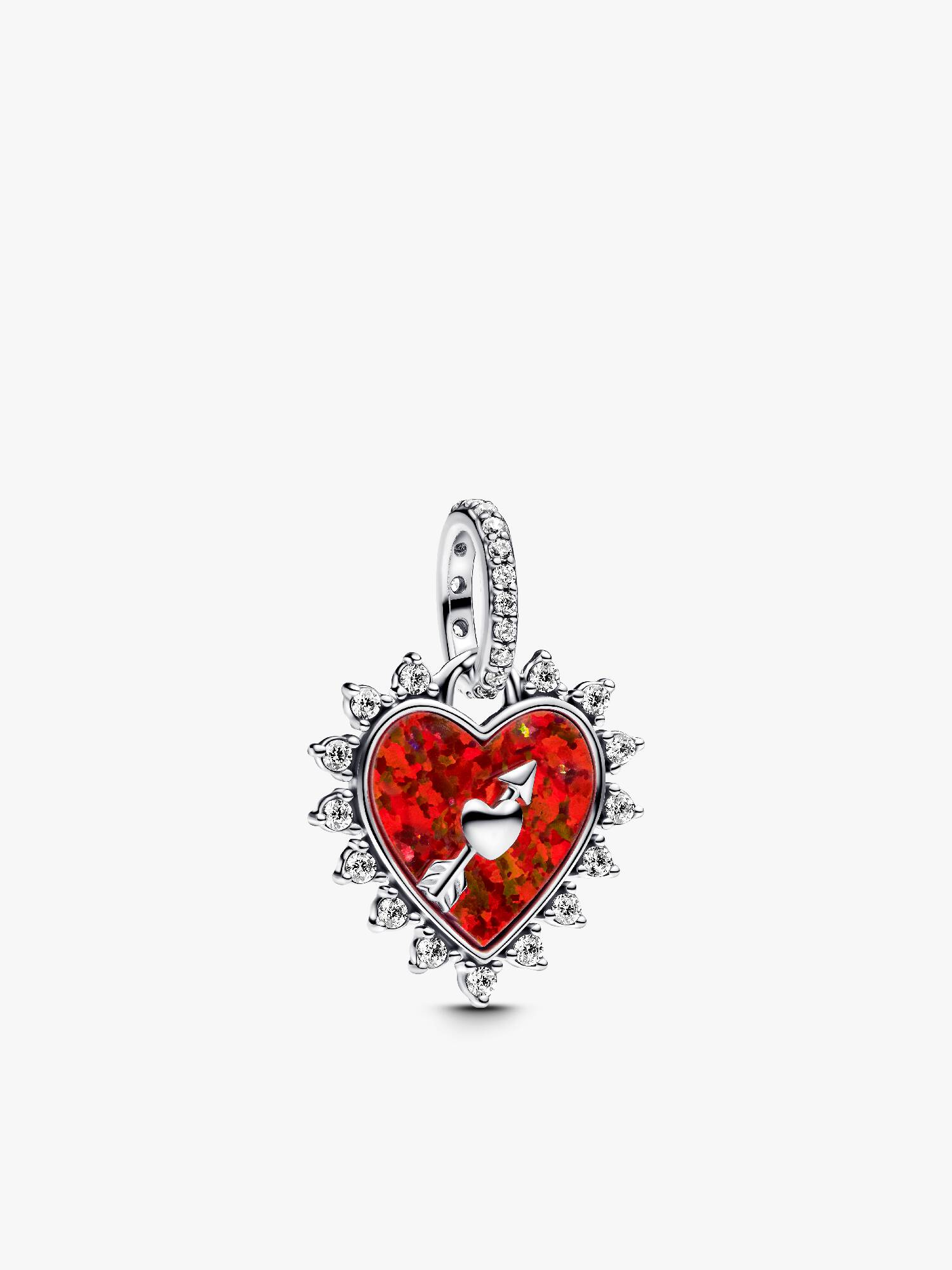 Dönen Ok Kalp Sallantılı Charm