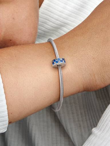 Mavi Pavé Klips Charm