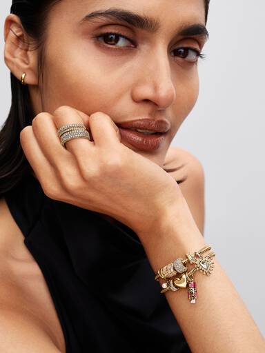 Oluklu Klips Charm