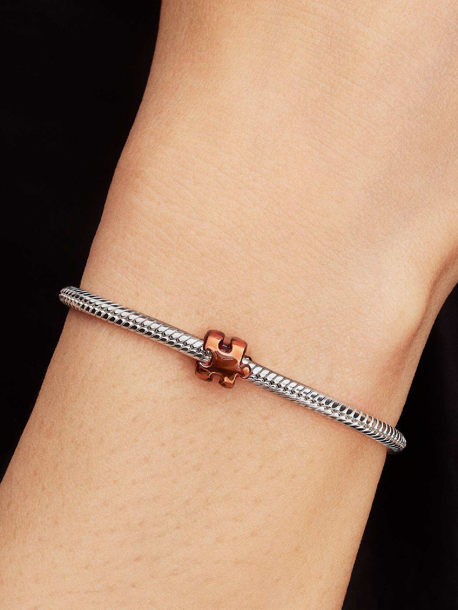 Turuncu Yapboz Parçası Mini Charm