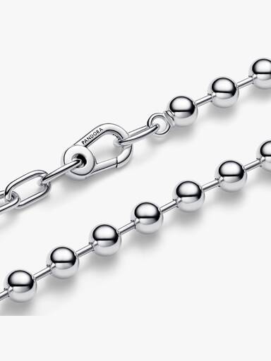 Pandora ME Metal Boncuklu ve Bağlantılı Zincir Kolye