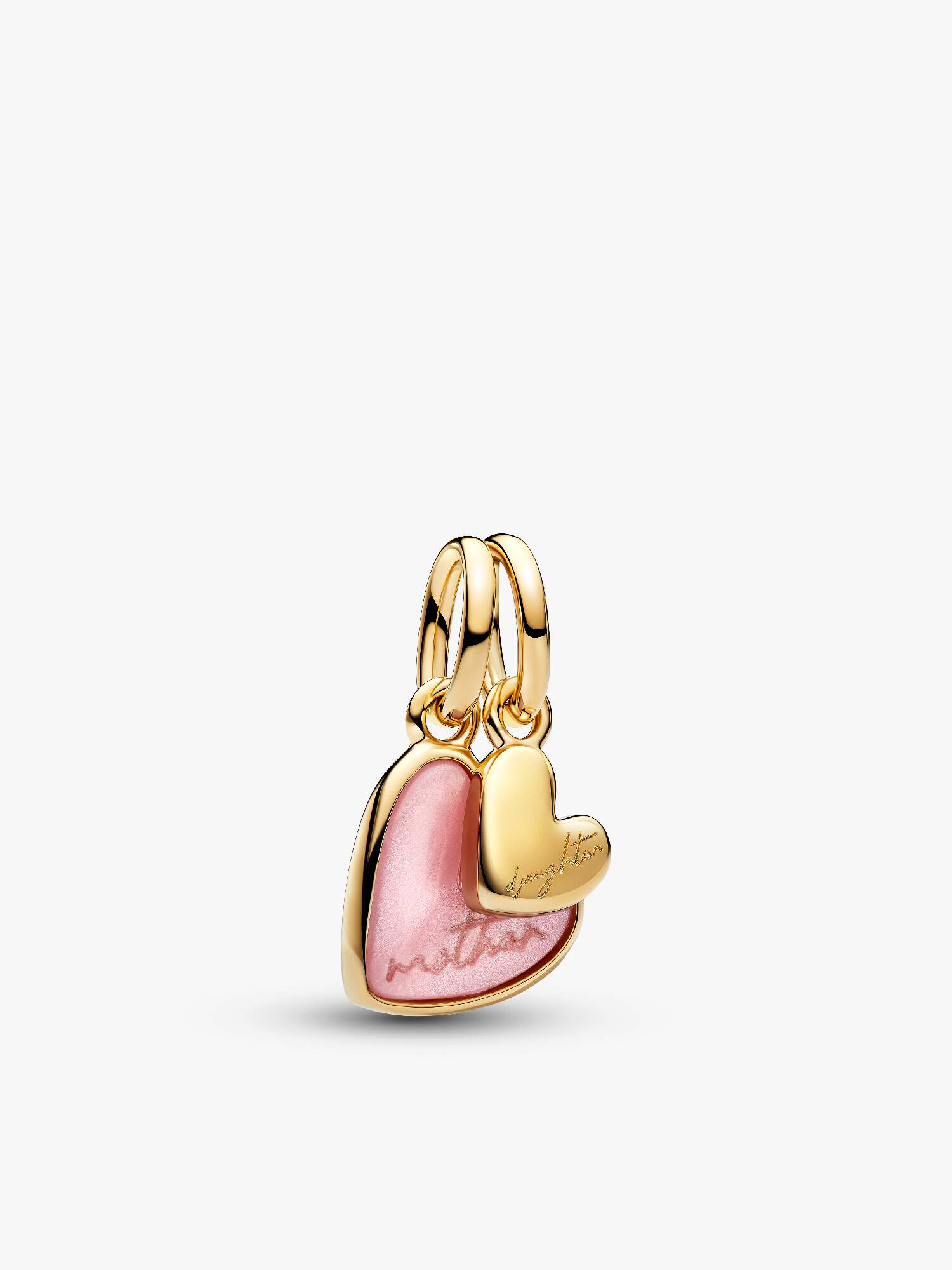 Pembe Anne ve Kız Ayrılabilir Sallantılı Charm 