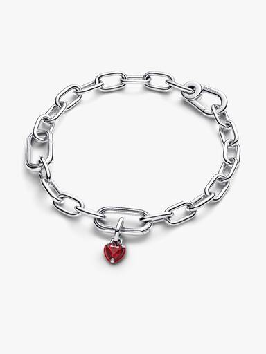 Kırmızı Çakra Kalp Mini Sallantılı Charm