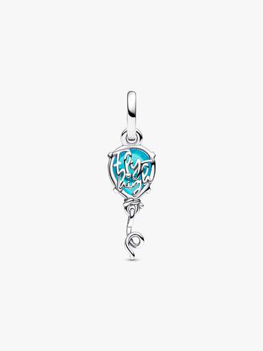 Mavi Murano Cam Balon Sallantılı Charm