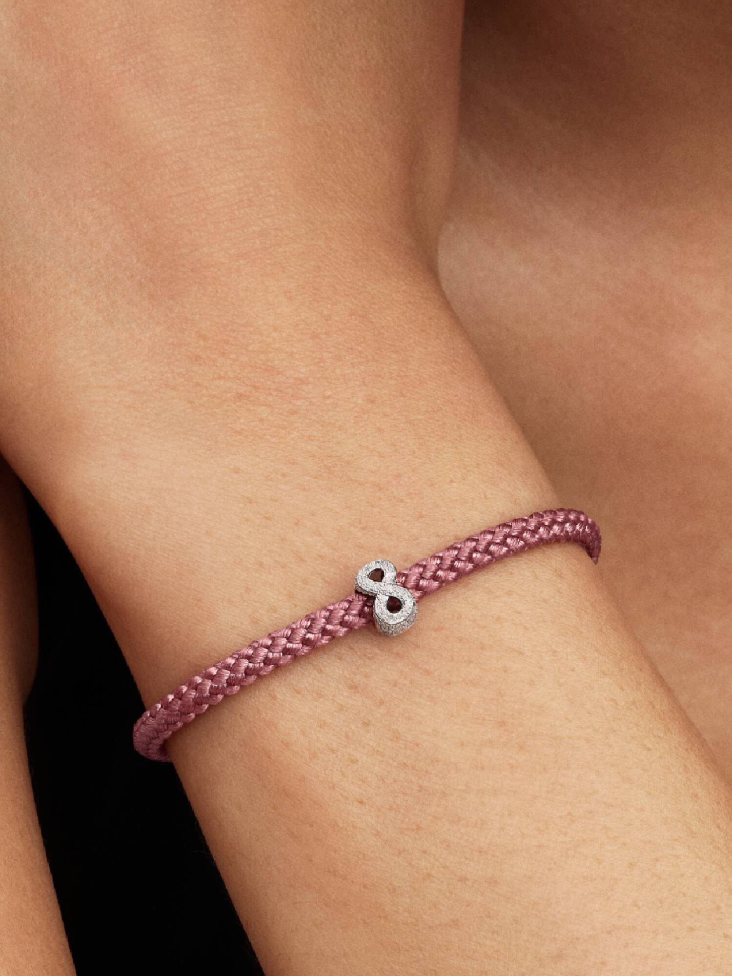Dokulu Sonsuzluk Sembolü Mini Charm