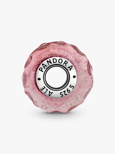 Fantastik Pembe Murano Charm