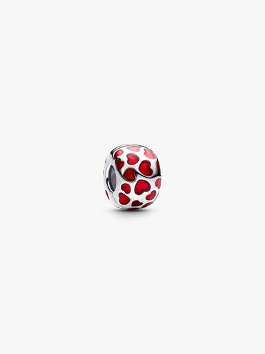 Kalpler Yuvarlak Klips Charm