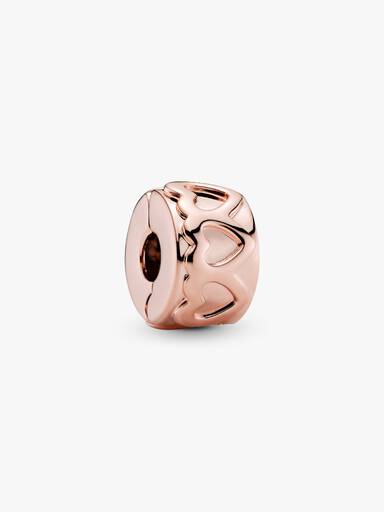Kalp Şeridi Klips Charm