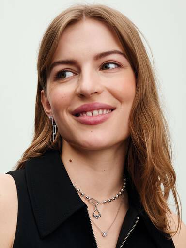 Pandora ME Metal Boncuklu ve Bağlantılı Zincir Kolye