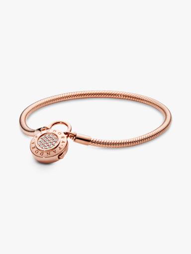 Moments PANDORA Rose Bileklik, PANDORA İmzalı Kilit