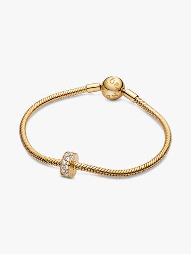 Şeffaf Pavé Klips Charm