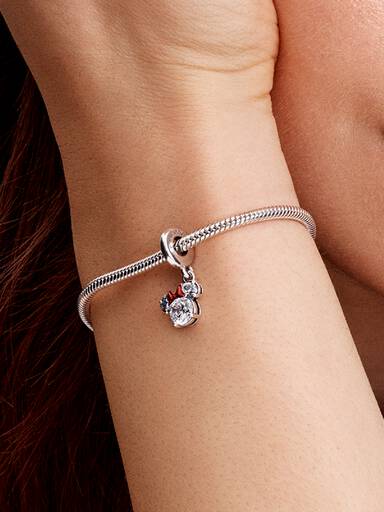 Disney Minnie Mouse Silueti Sallantılı Charm