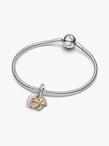 Işıltılı Sonsuz Kalp Sallantılı Charm