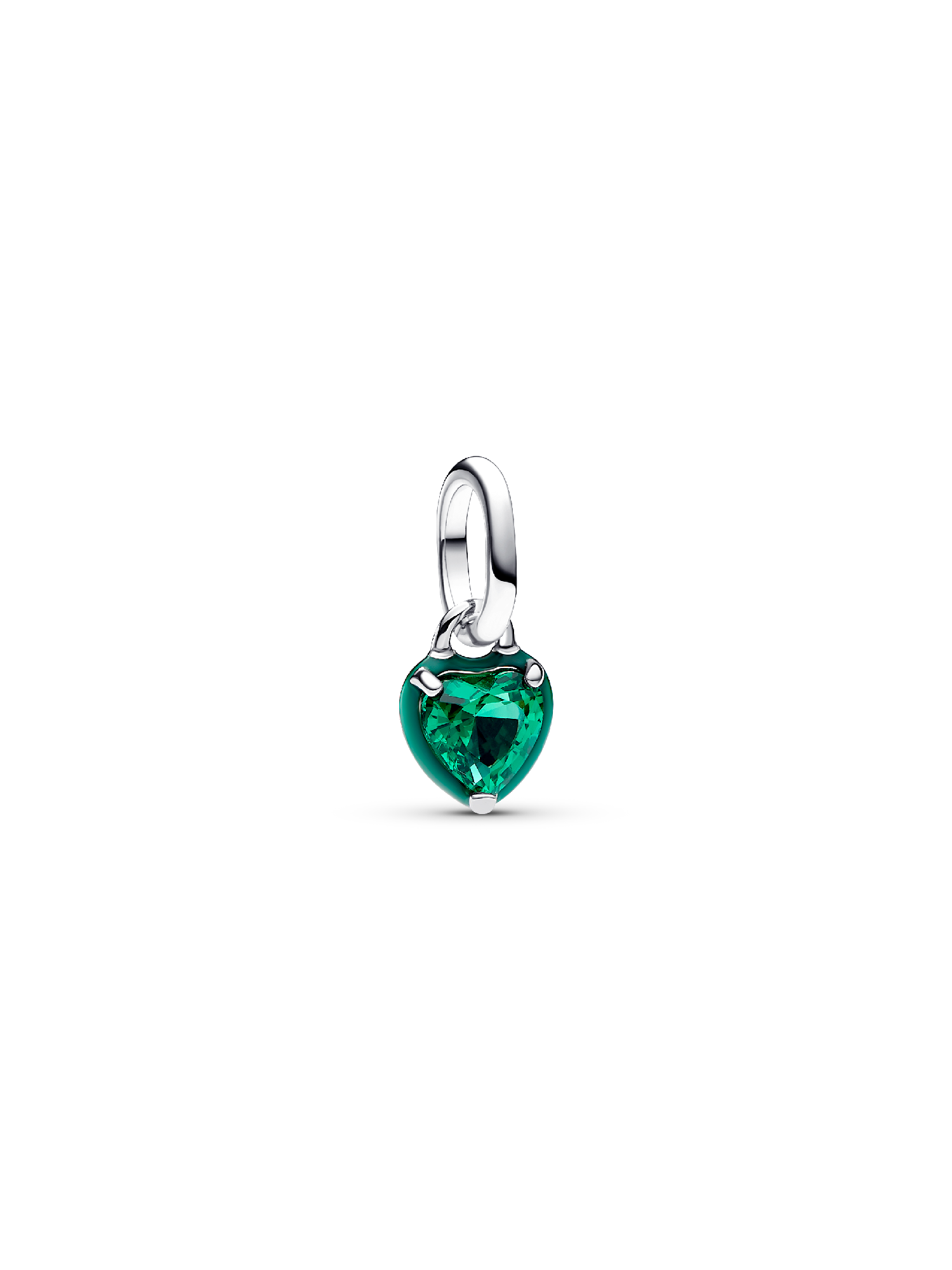 Yeşil Çakra Kalp Mini Sallantılı Charm