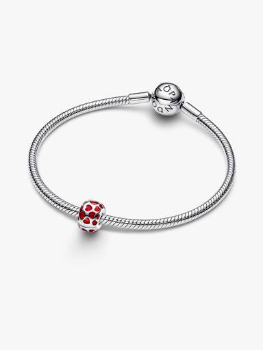 Kalpler Yuvarlak Klips Charm