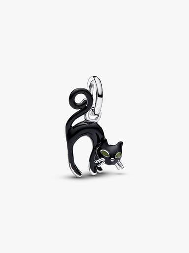 Siyah Kedi Sallantılı Charm