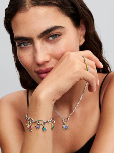 Kırmızı Murano Camı Koi Balığı Mini Sallantılı Charm