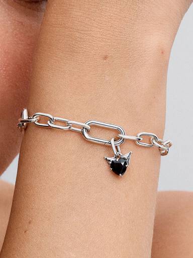 Kanatlı Kalp Mini Sallantılı Charm