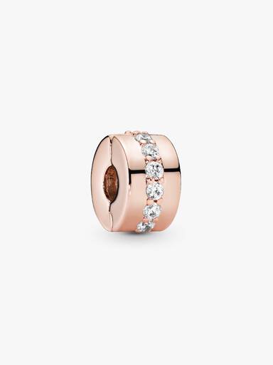 Işıltılı Sıra Klips Charm