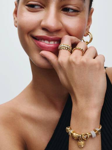 Şeffaf Pavé Klips Charm