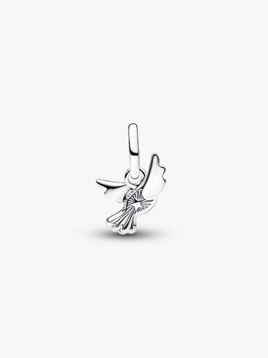 Beyaz Güvercin Mini Sallantılı Charm
