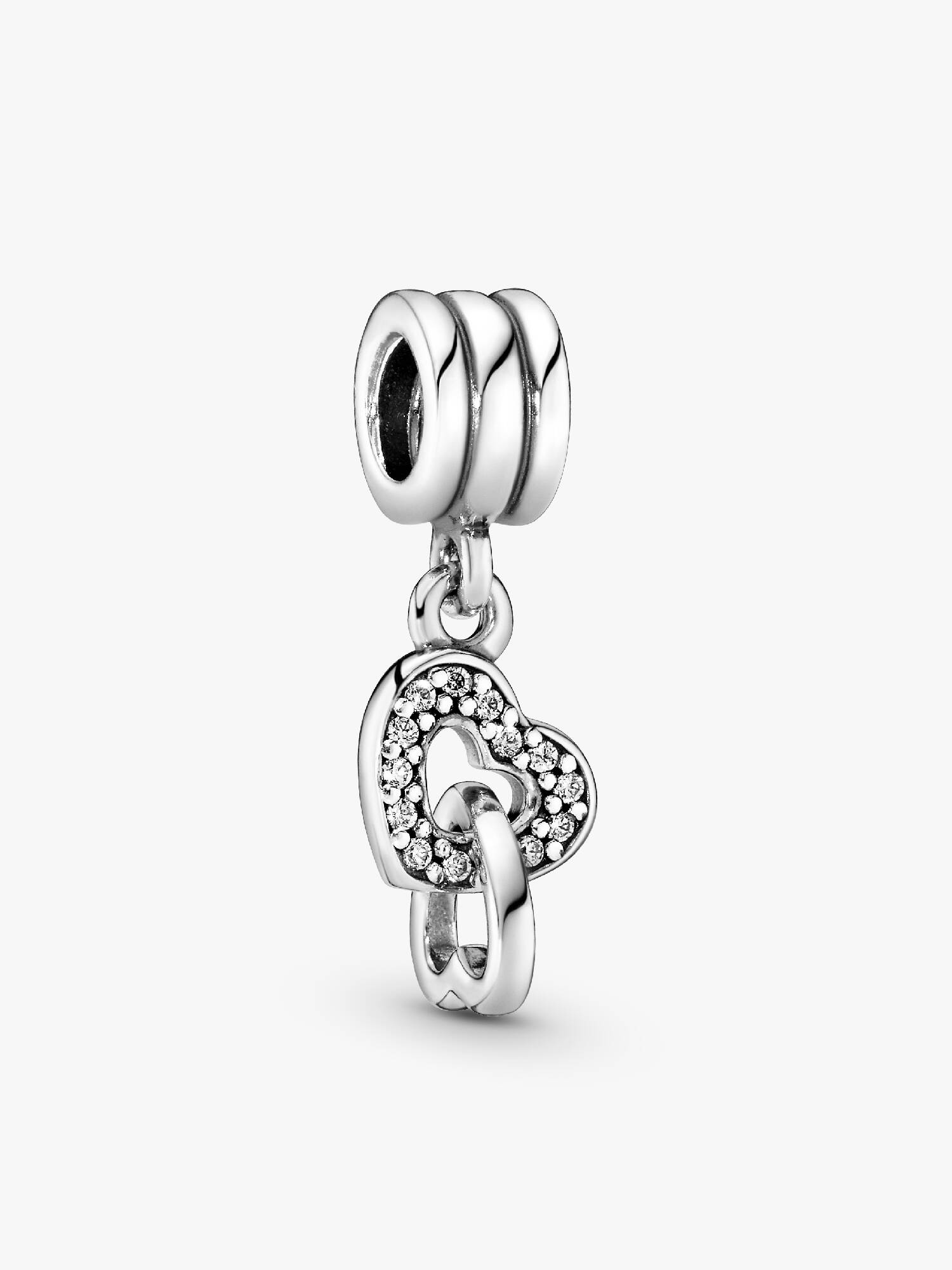 İç İçe Kalpler Sallantılı Charm
